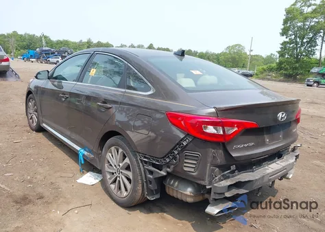 2017 Hyundai Sonata Sport z USA, uszkodzony, nr VIN 5NPE34AF7HH462495